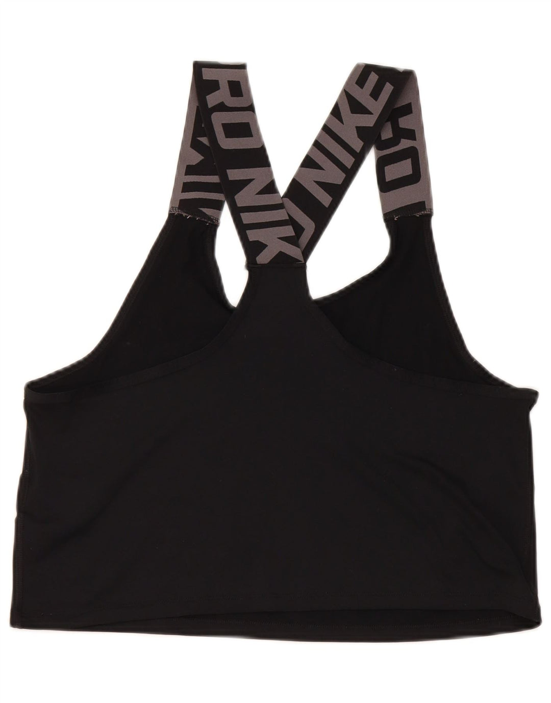 Damski stanik sportowy Nike Dri Fit Graphic, mały, czarny poliester