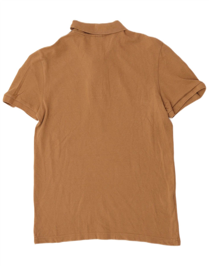 Męska koszulka polo Lacoste Graphic o regularnym kroju, rozmiar 4, średni brązowy kolor