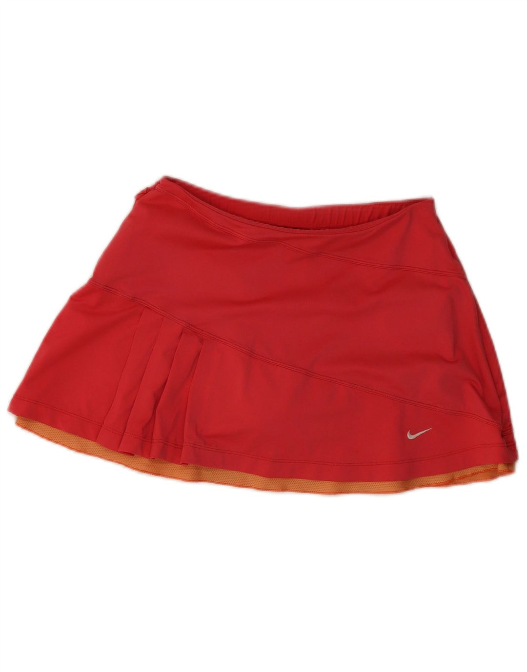 Damska spódnica tenisowa Nike Dri Fit UK 8/10, mała, czerwona, poliester