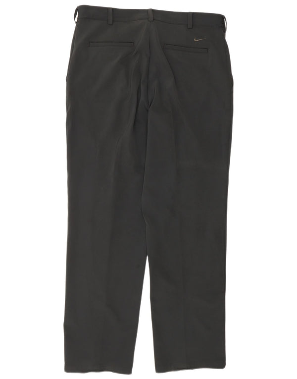 Nike Mens Golf Straight Chino Trousers W36 L32 Black Polyester