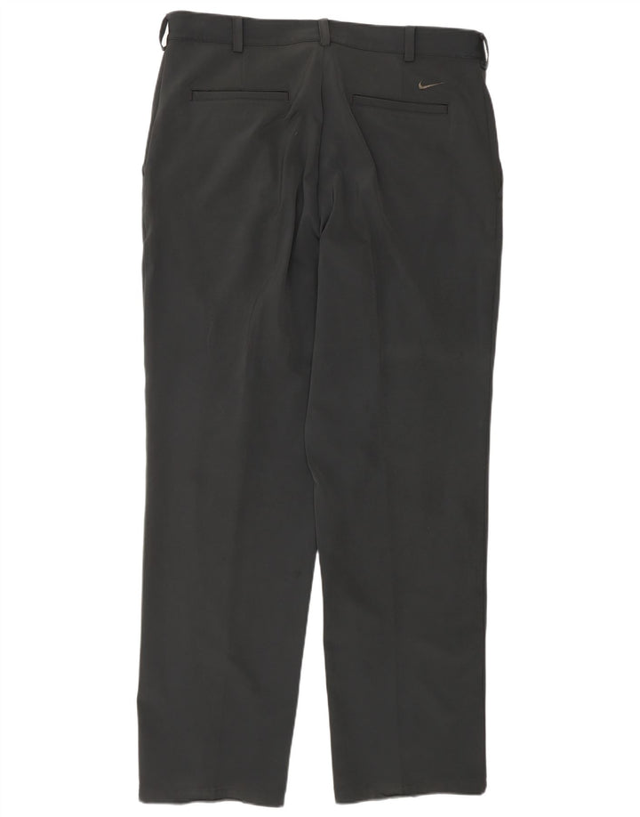 Męskie spodnie chino do golfa Nike W36 L32, czarny poliester