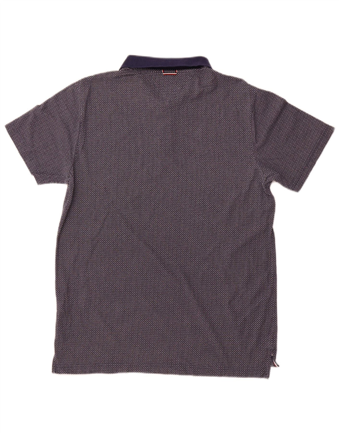 Męska koszulka polo TOMMY HILFIGER XL, bawełniana w granatowe cętki