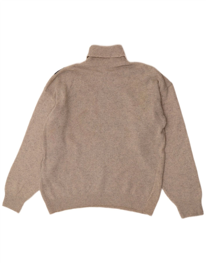 Męski sweter Tom Tino z wywijanym dekoltem IT 50 Średni szary Argyle/Diament