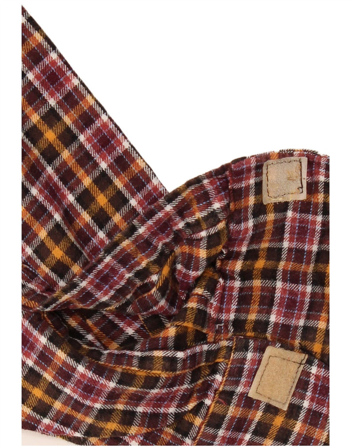 Męska koszula flanelowa VINTAGE rozmiar 41/42, duża, wielokolorowa bawełniana krata