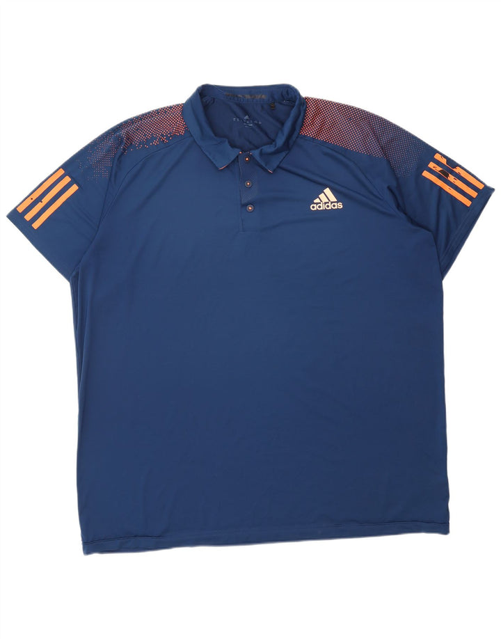 Męska koszulka polo ADIDAS Climacool XL, niebieska