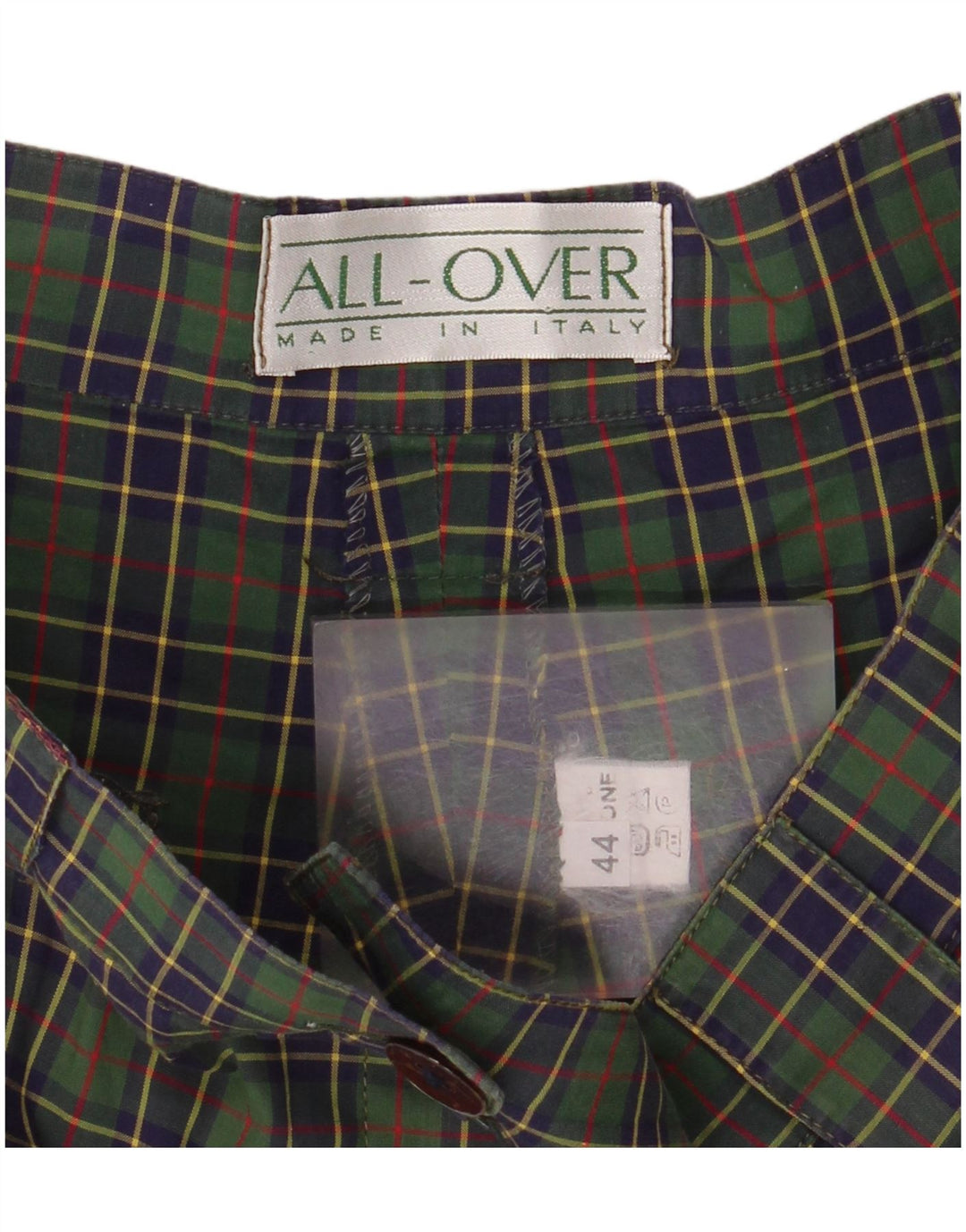 Damskie spodenki Chino All Over IT 44 Medium W28 w zieloną kratkę