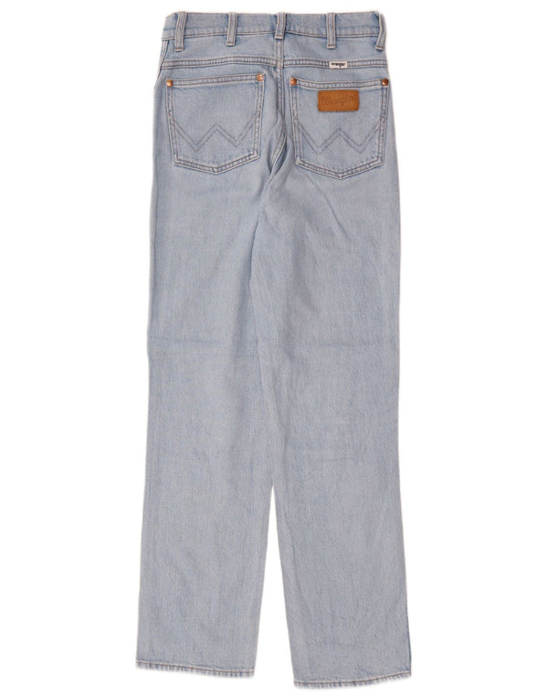Damskie jeansy Wrangler Wild West Straight W25 L27 Niebieskie bawełniane
