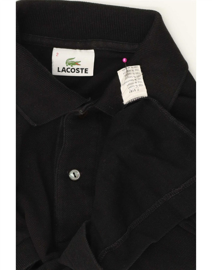Męska koszulka polo Lacoste, rozmiar 2, XS, czarna, bawełniana
