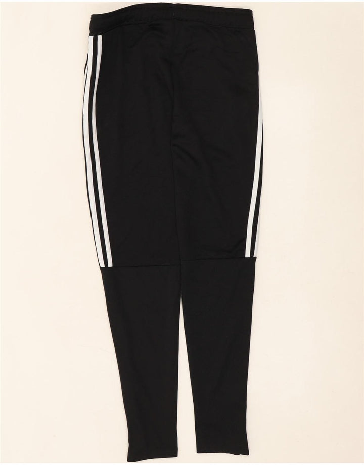 Damskie spodnie dresowe Adidas UK 8/10, małe, czarne, poliestrowe
