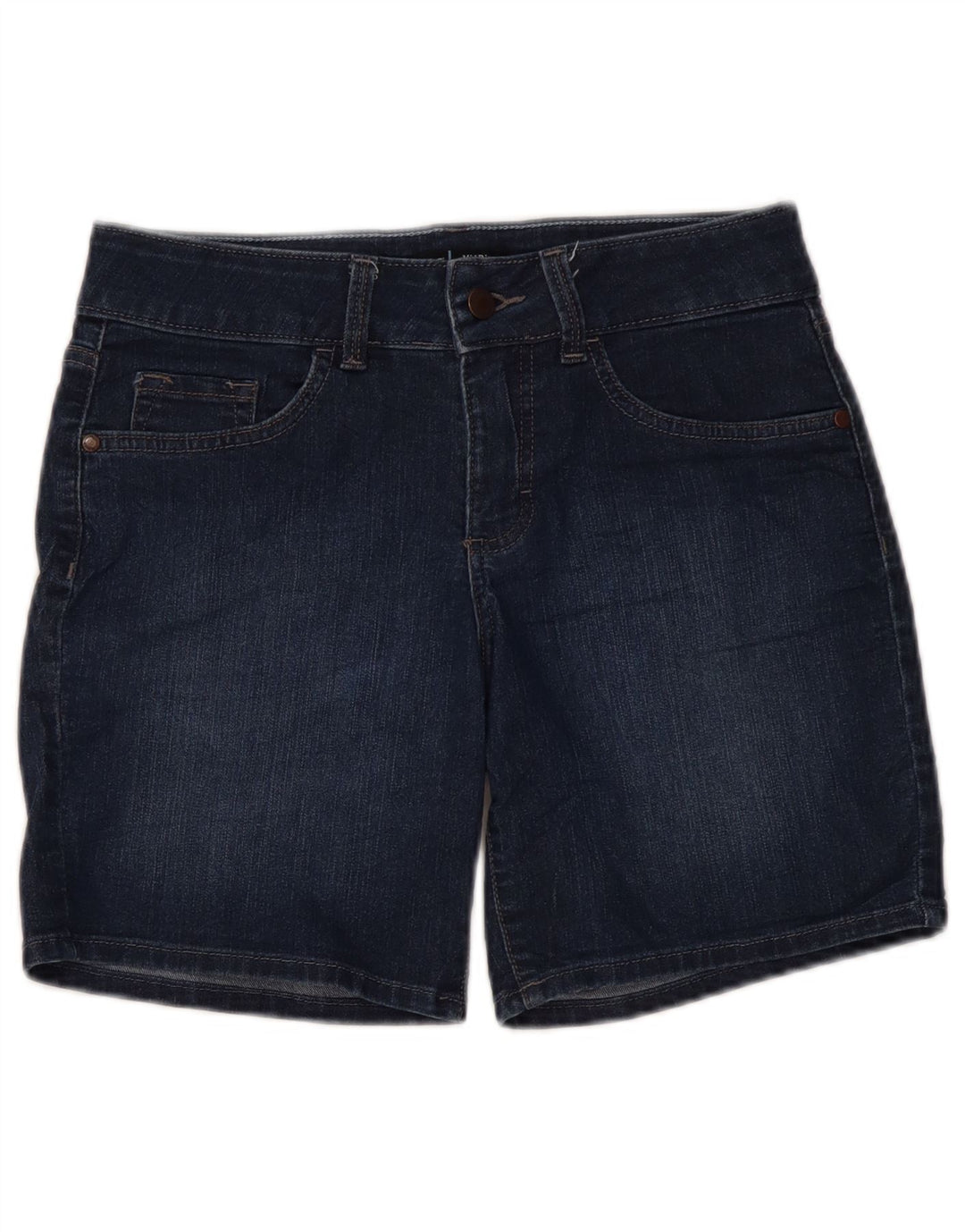 Damskie spodenki jeansowe LEE US 6 Medium W32 Granatowa bawełna