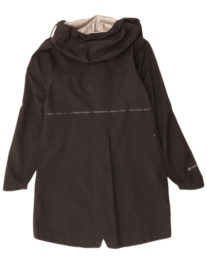 Damski płaszcz przeciwdeszczowy z kapturem BERGHAUS Gore-Tex UK 10, mały, czarny poliester