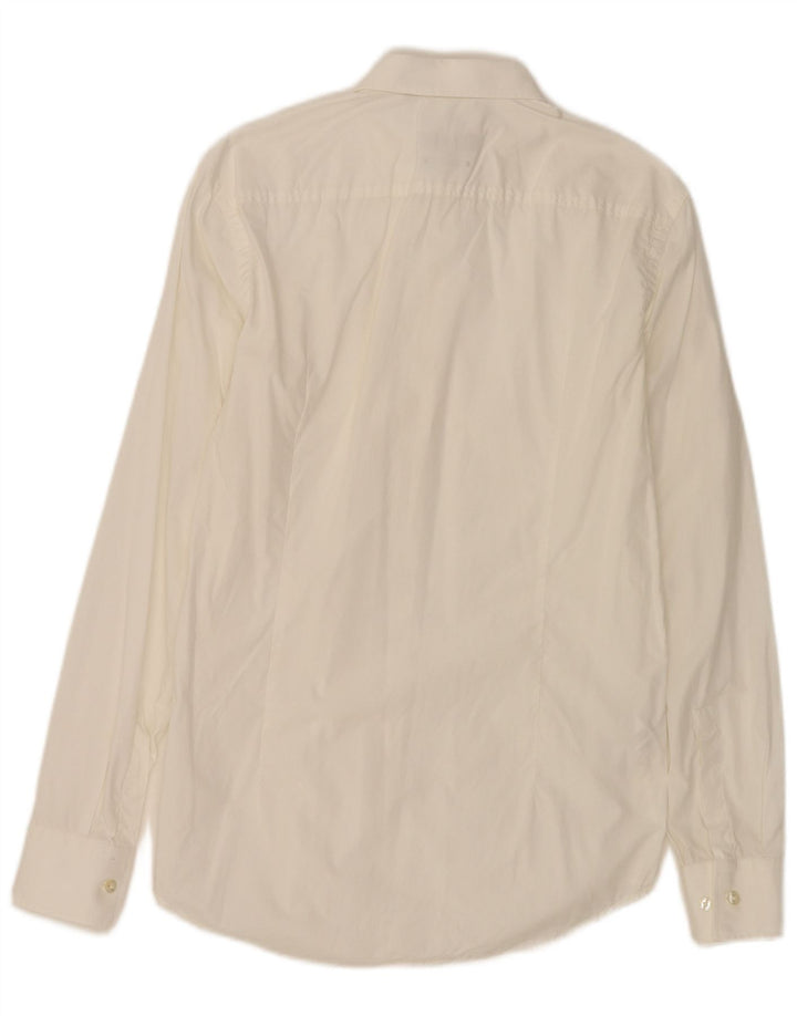Koszula męska Hugo Boss Slim Fit, rozmiar 38 15, średnia biała bawełna