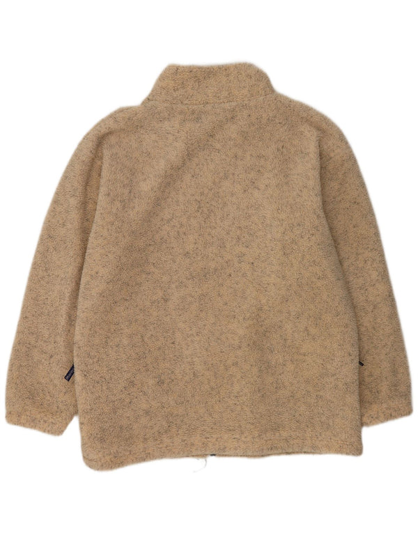 Męska kurtka polarowa Vintage UK 42 XL Beżowy, nakrapiany poliester