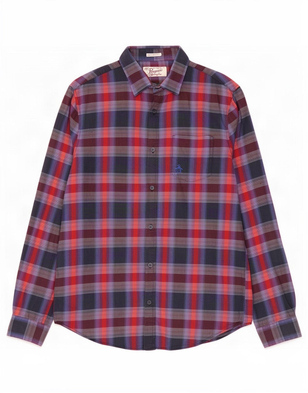 Koszula męska Penguin Heritage Slim Fit w dużą, wielokolorową kratkę