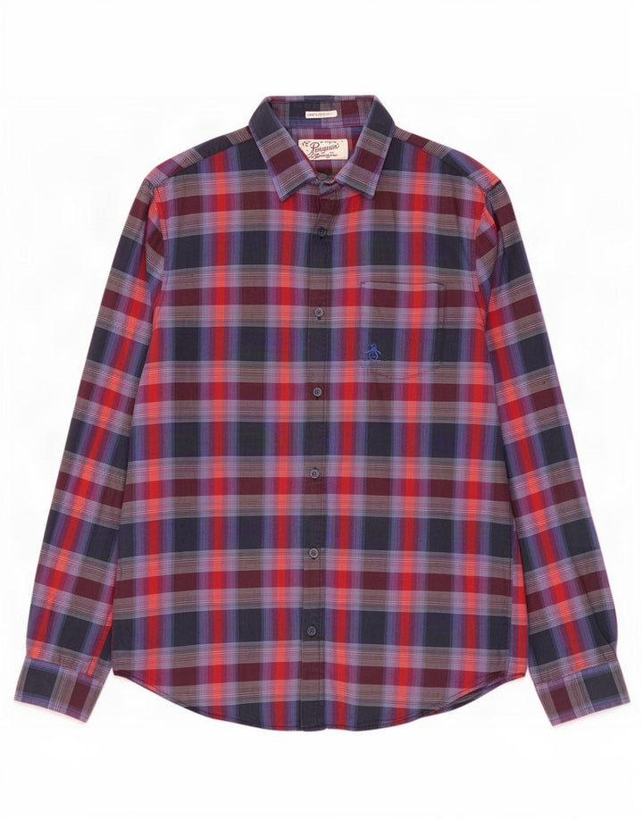 Koszula męska Penguin Heritage Slim Fit w dużą, wielokolorową kratkę