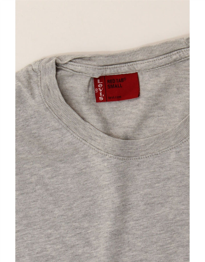 Męski T-shirt LEVI'S, mały, szary, nakrapiany