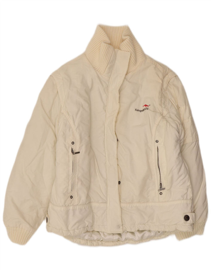 Kurtka damska KANGAROOS UK 18 XL, biała bawełna