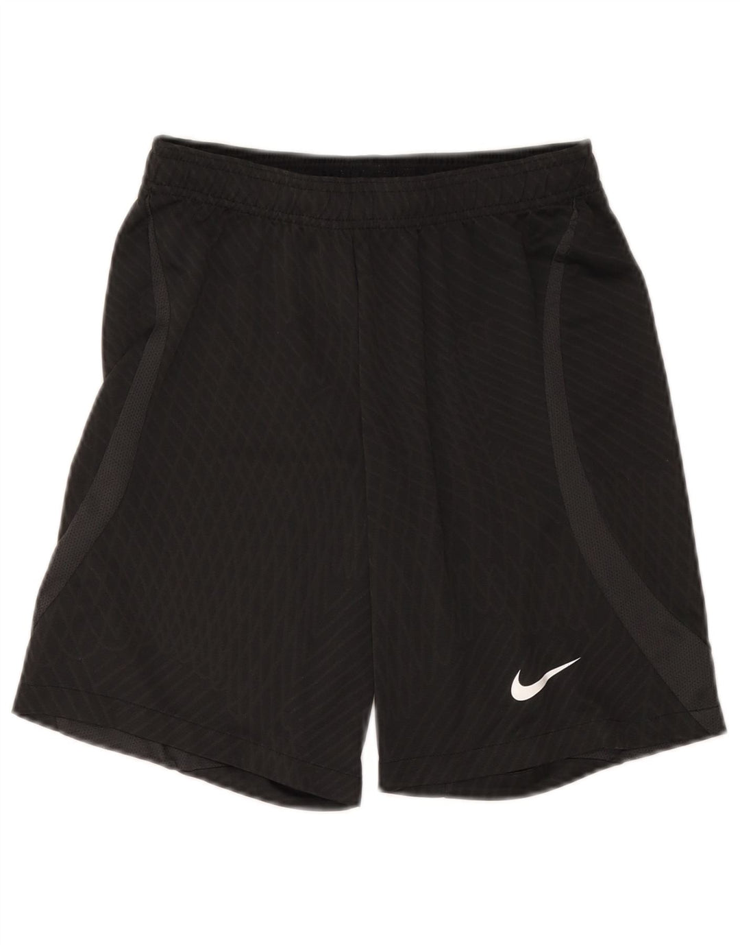 Męskie spodenki sportowe Nike Dri Fit Slim Fit, mała, czarna, poliestrowa kratka