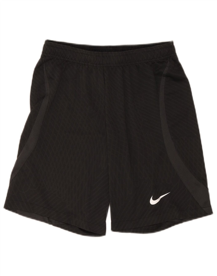 Męskie spodenki sportowe Nike Dri Fit Slim Fit, mała, czarna, poliestrowa kratka