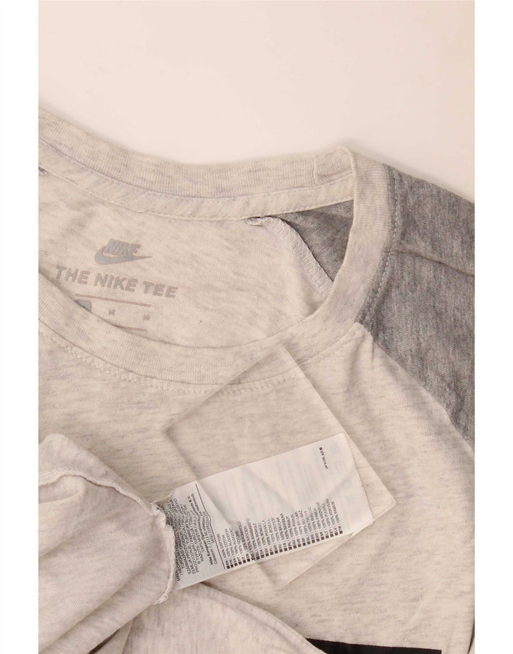 Męska koszulka z grafiką Nike Top w kolorze średnioszarym