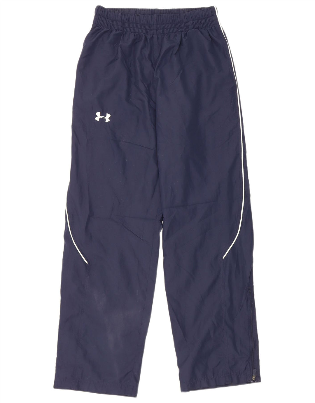 Damskie spodnie dresowe Under Armour UK 10, małe, granatowe, poliestrowe