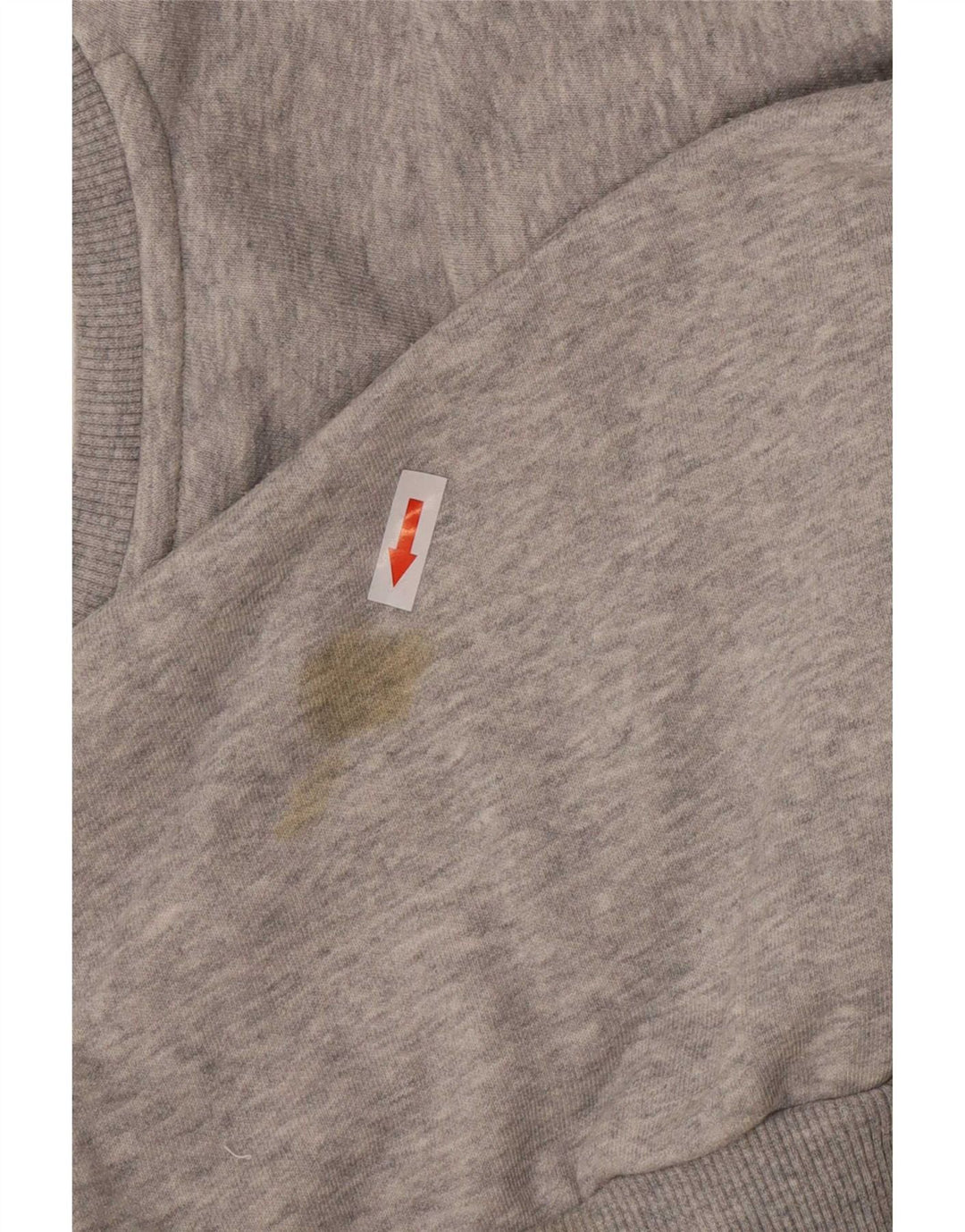 Męska bluza z grafiką Puma, sweter XS, szara, nakrapiana bawełna
