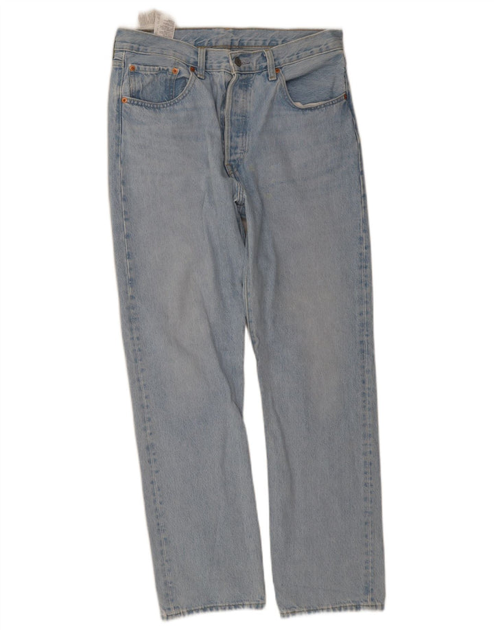 Męskie jeansy Levi's 501 Straight W31 L30 Niebieskie bawełniane