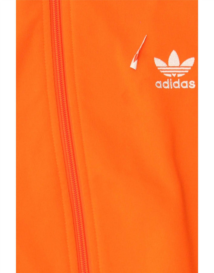 Adidas Męska bluza dresowa Top, średni pomarańczowy poliester