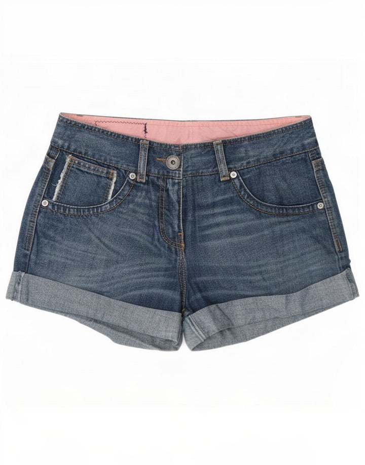 Damskie spodenki jeansowe Benetton IT 42 Medium W30 Niebieskie bawełniane