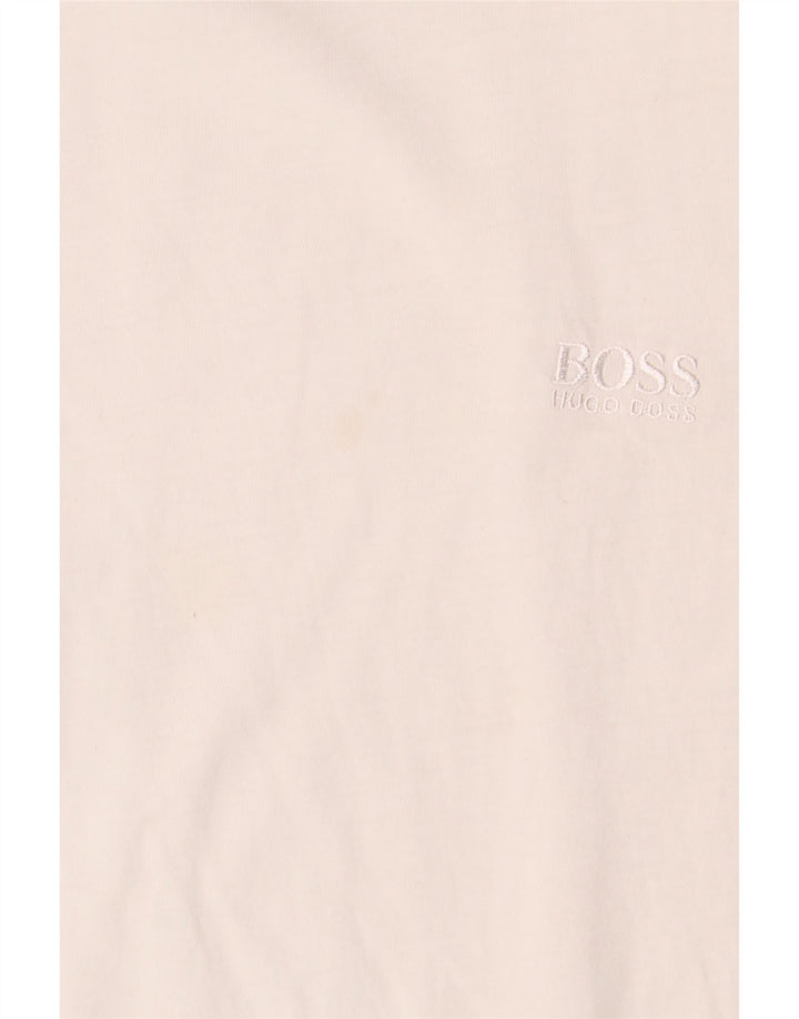 Koszulka damska Hugo Boss Top UK 12 Średnia biała bawełna