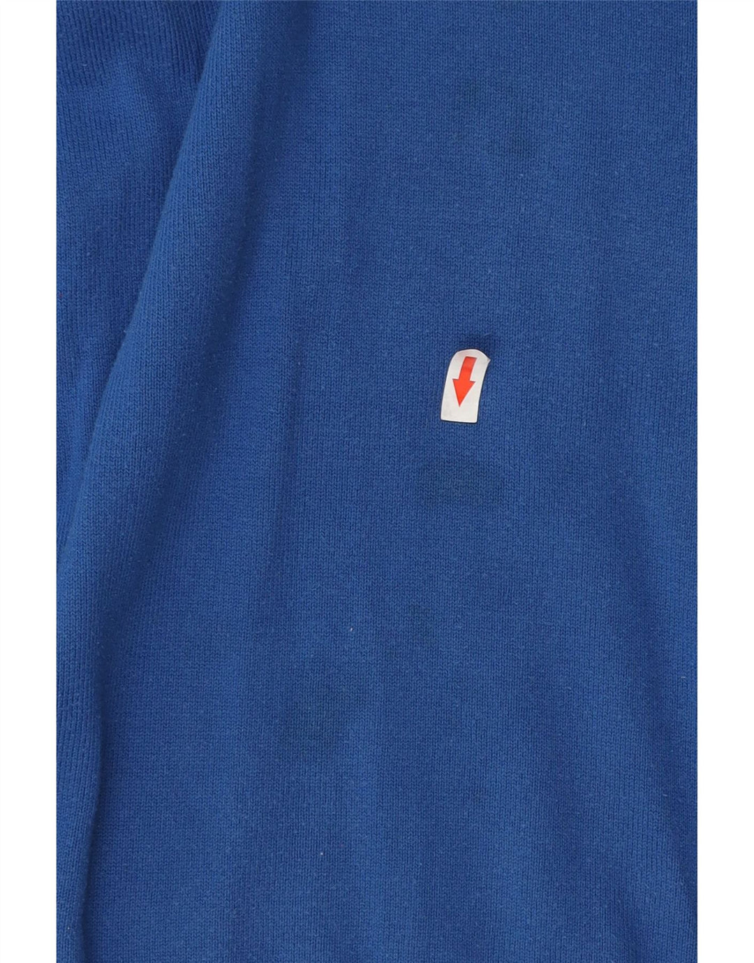 Męski sweter z okrągłym dekoltem LYLE & SCOTT XL, niebieski, bawełniany