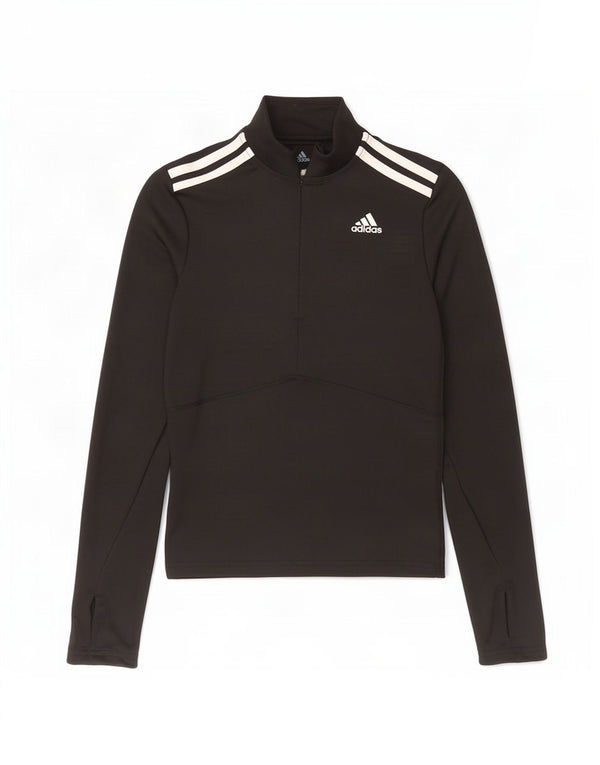 Damski dres Adidas Aeroready z zamkiem błyskawicznym na szyi, UK 4/6 XS, czarny