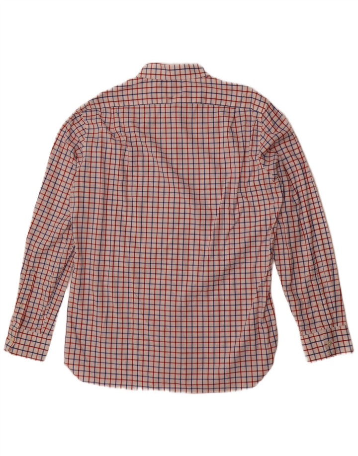 Męska koszula J. Crew Thompson, rozmiar 16 16 1/2, duża biała kratka