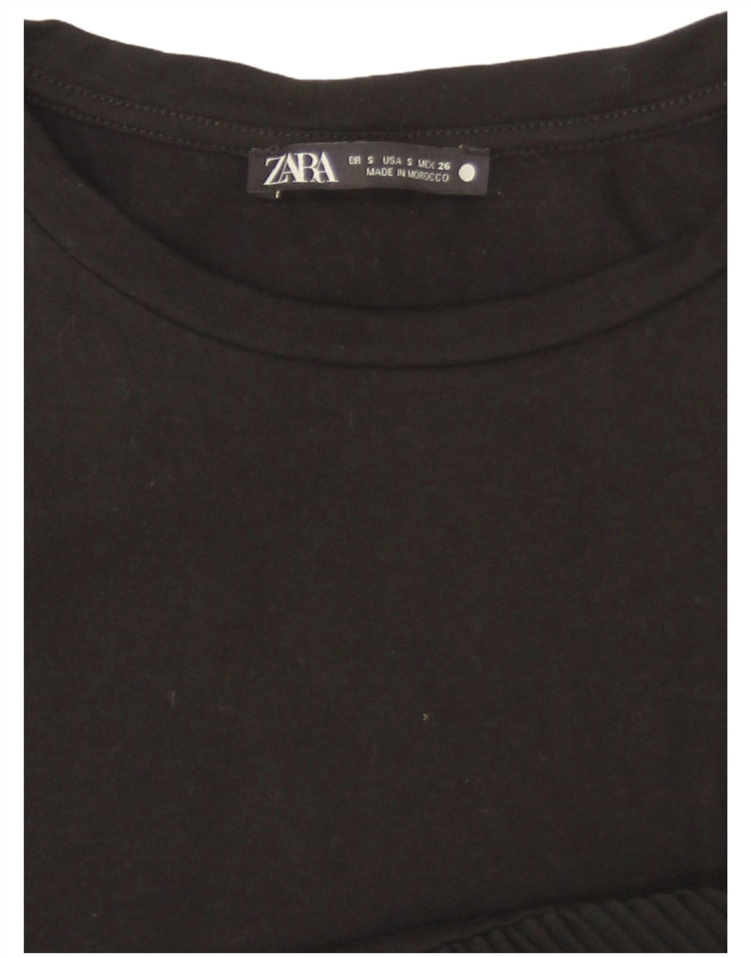 T-shirt damski Zara Top UK 10 Small Black