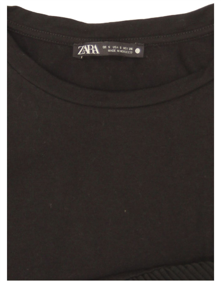 T-shirt damski Zara Top UK 10 Small Black