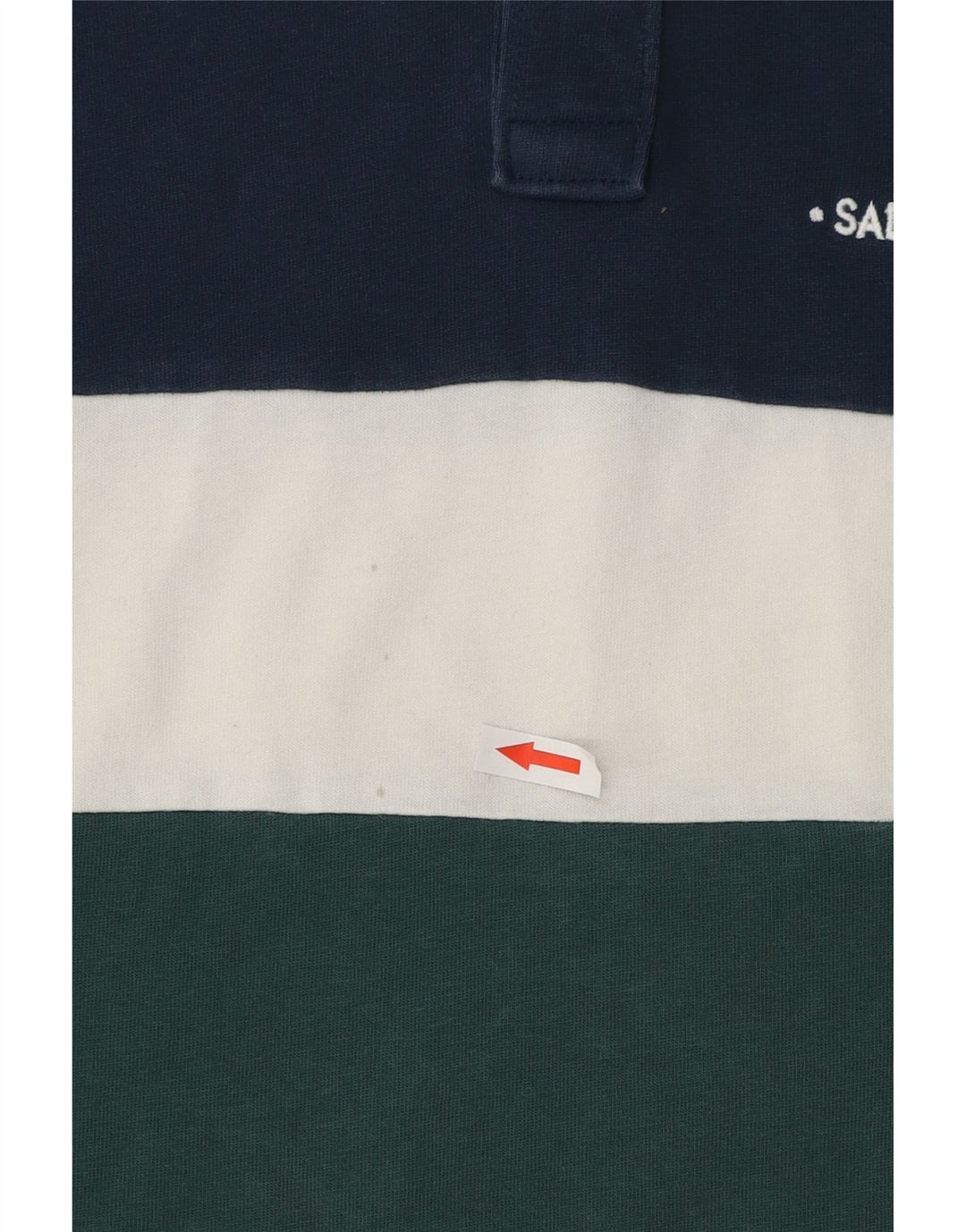 Męska koszulka polo Crew Clothing Średni niebieski, bawełniany blok kolorów