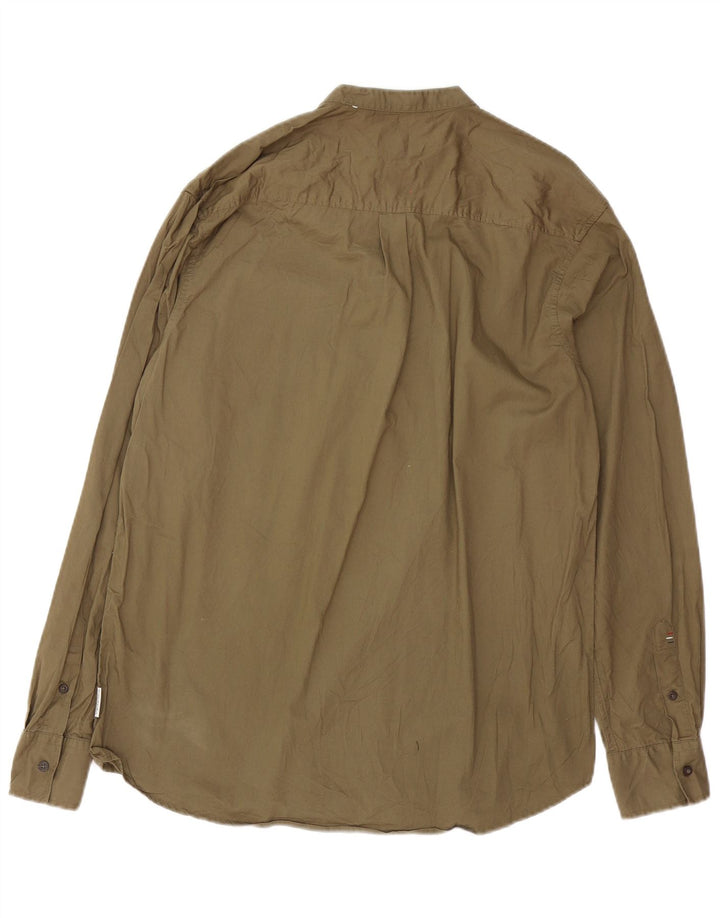 Męska koszula pulowerowa Pierre Cardin o regularnym kroju, duża, bawełniana w kolorze khaki