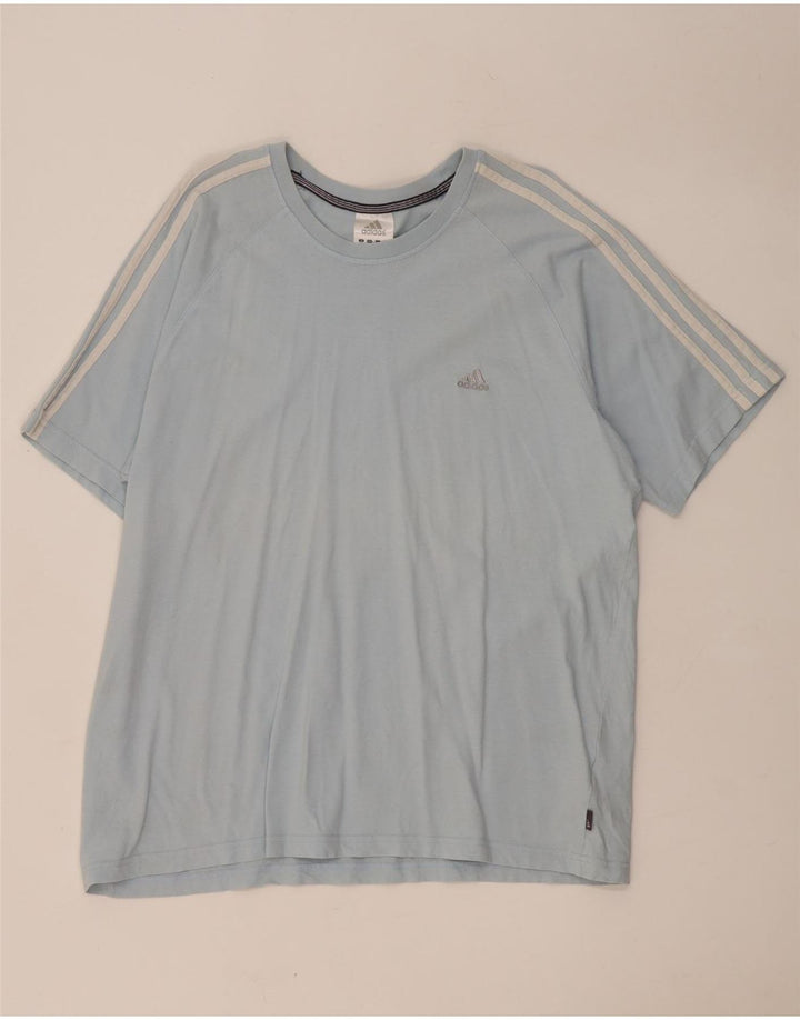 Adidas Męska Koszulka Top XL Niebieska Bawełna