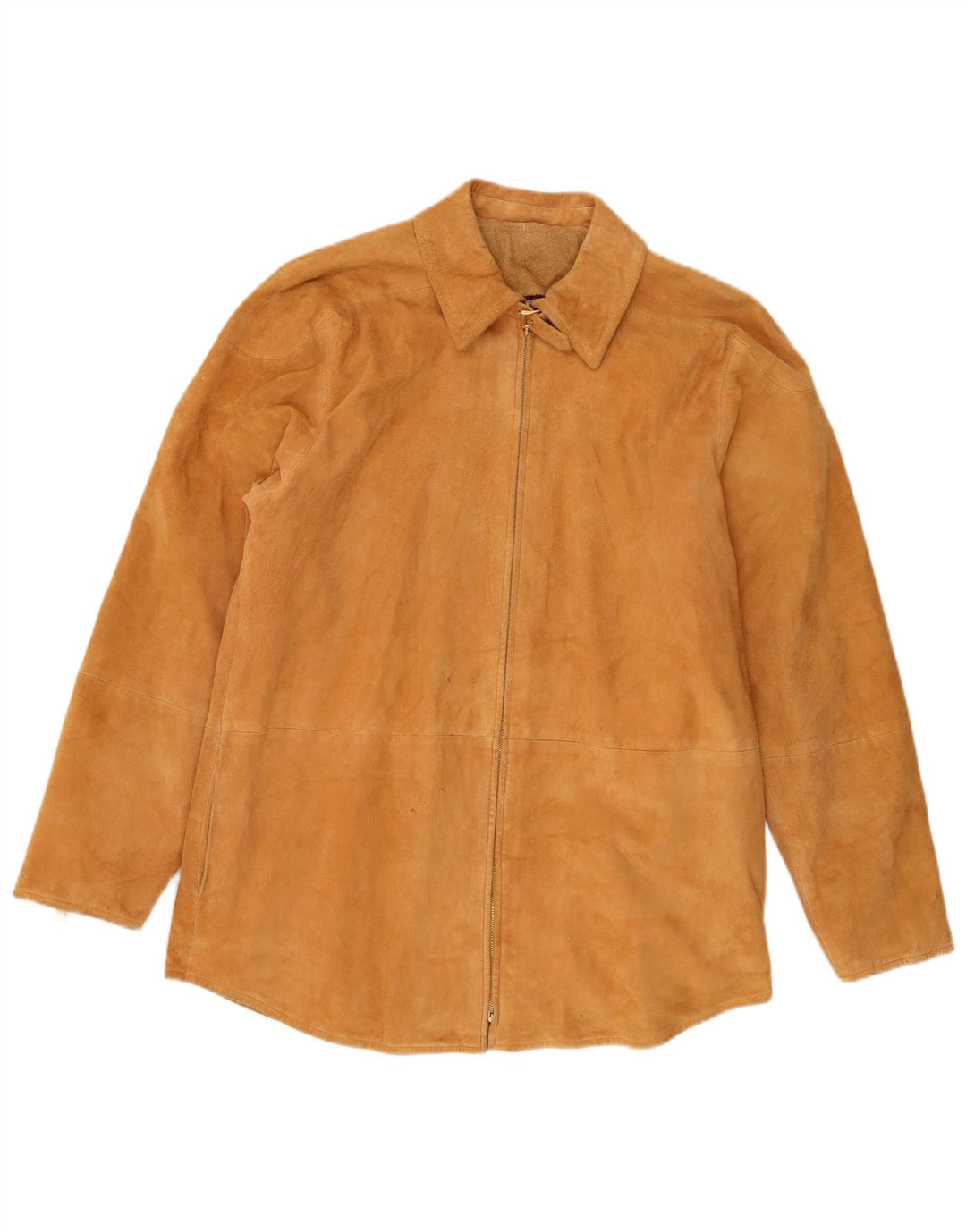 Damska kurtka zamszowa Escada UK 14, średnia brązowa skóra