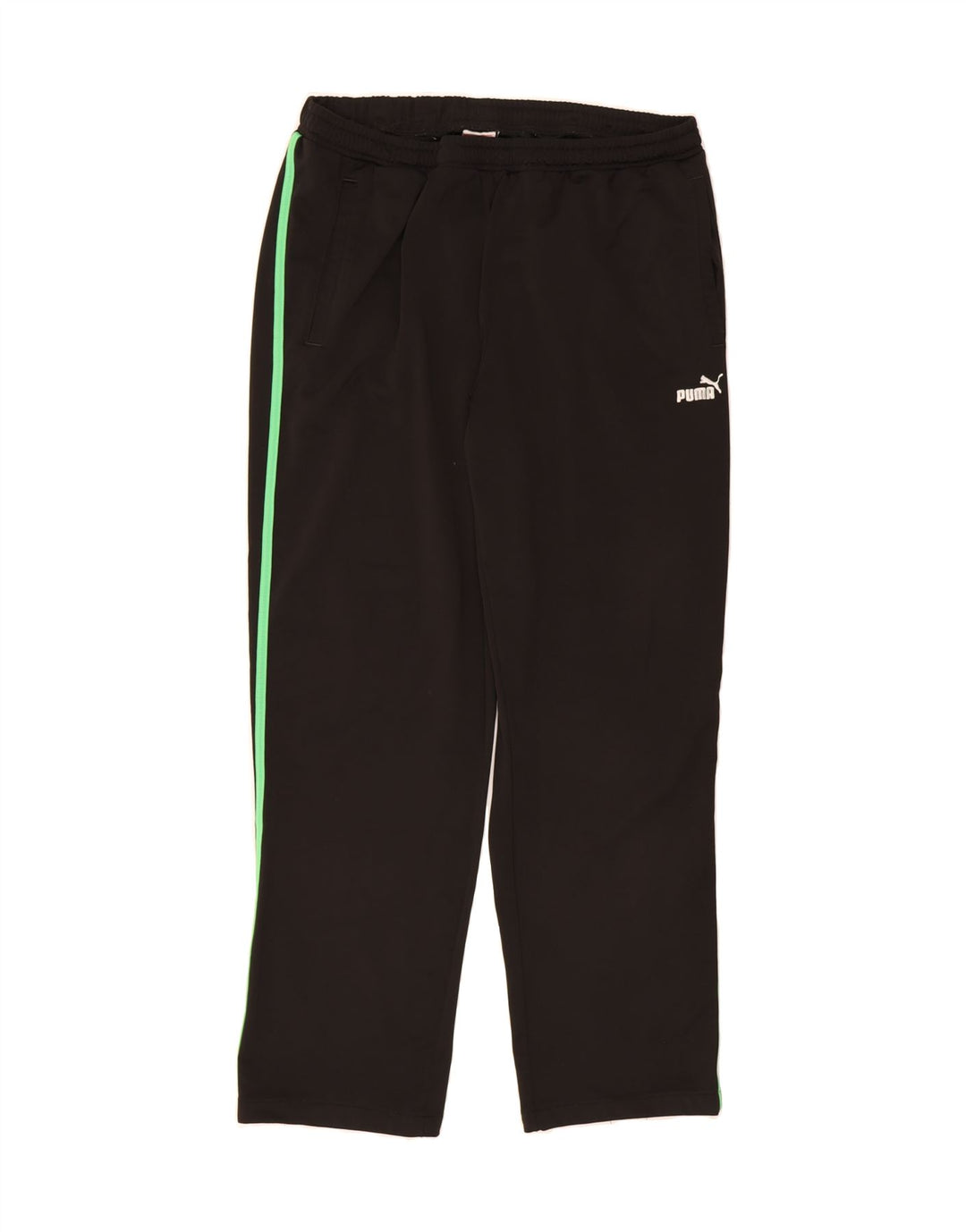 PUMA Mens Tracksuit Trousers XL  Black Polyester Vintage Puma and Second-Hand Puma from Messina Hembry 