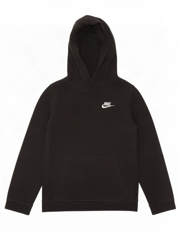 Chłopięcy sweter z kapturem Nike 10-11 lat, średni czarny, bawełniany