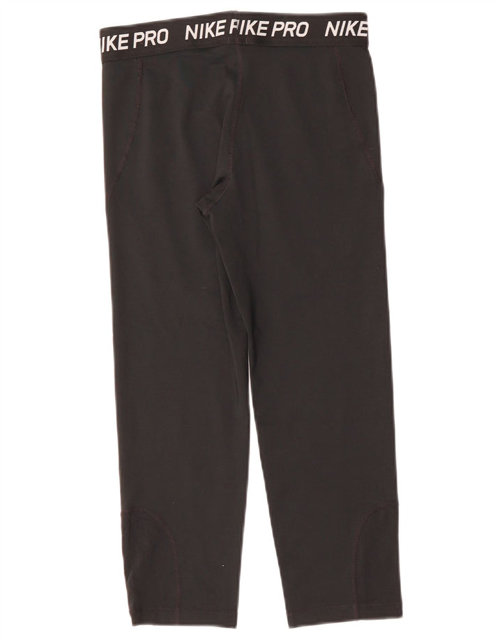 Dziewczęce legginsy NIKE Dri Fit z grafiką, 13-14 lat, XL, czarne