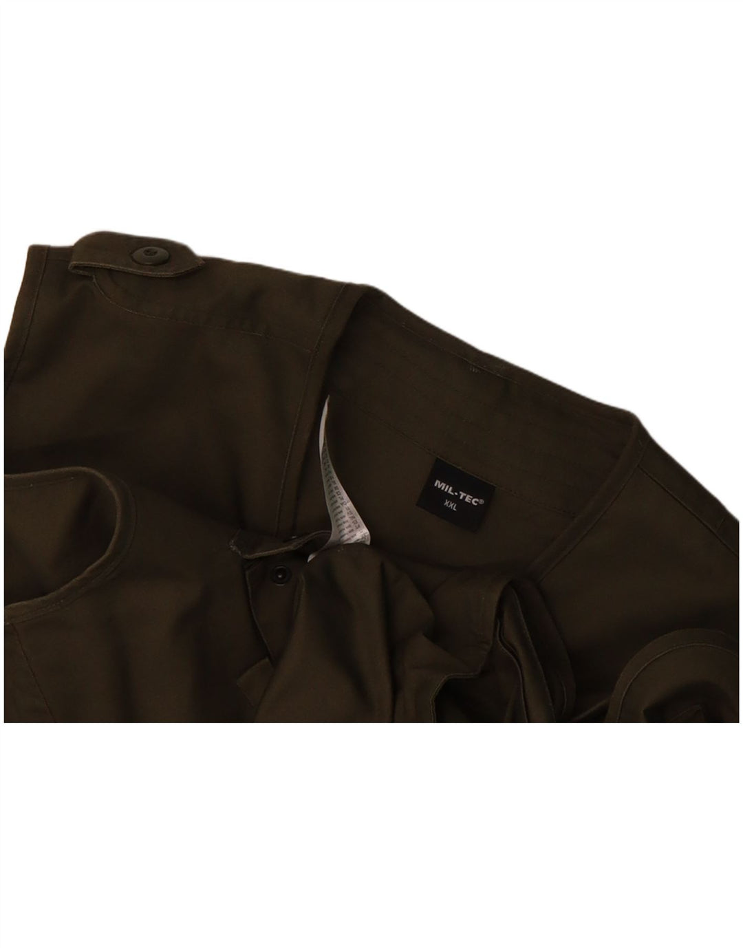 MIL-TEC Mens Utility Gilet UK 44 2XL Khaki Polyester