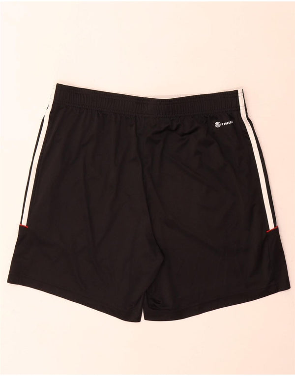 Męskie spodenki sportowe Adidas Aeroready, duże, czarne, poliestrowe