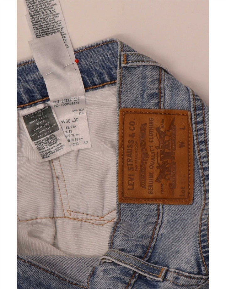 Męskie jeansy Levi's 511 Slim W30 L30 Niebieska bawełna