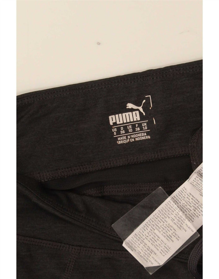 Damskie legginsy Capri Puma UK 10, małe, szare, poliestrowe