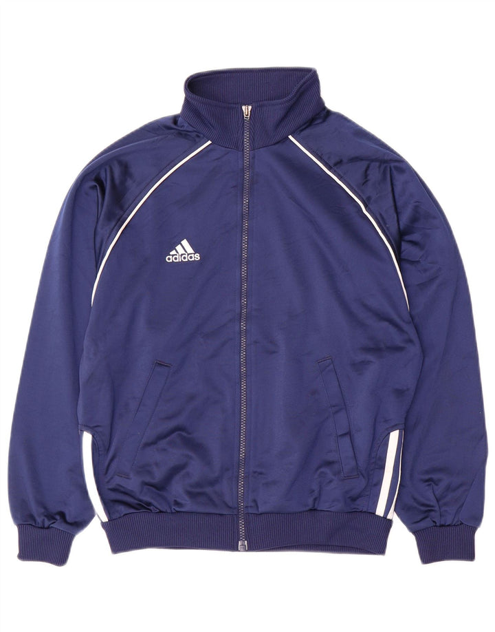 Kurtka dresowa dziewczęca ADIDAS 11-12 lat, granatowa, poliester