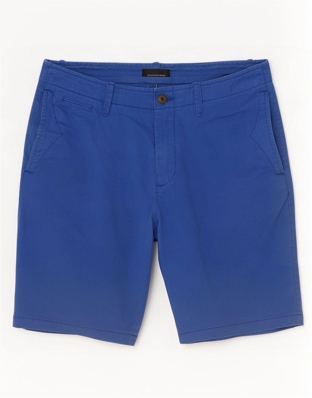 Męskie spodenki Chino Scotch & Soda W30 Średnioniebieskie, bawełniane