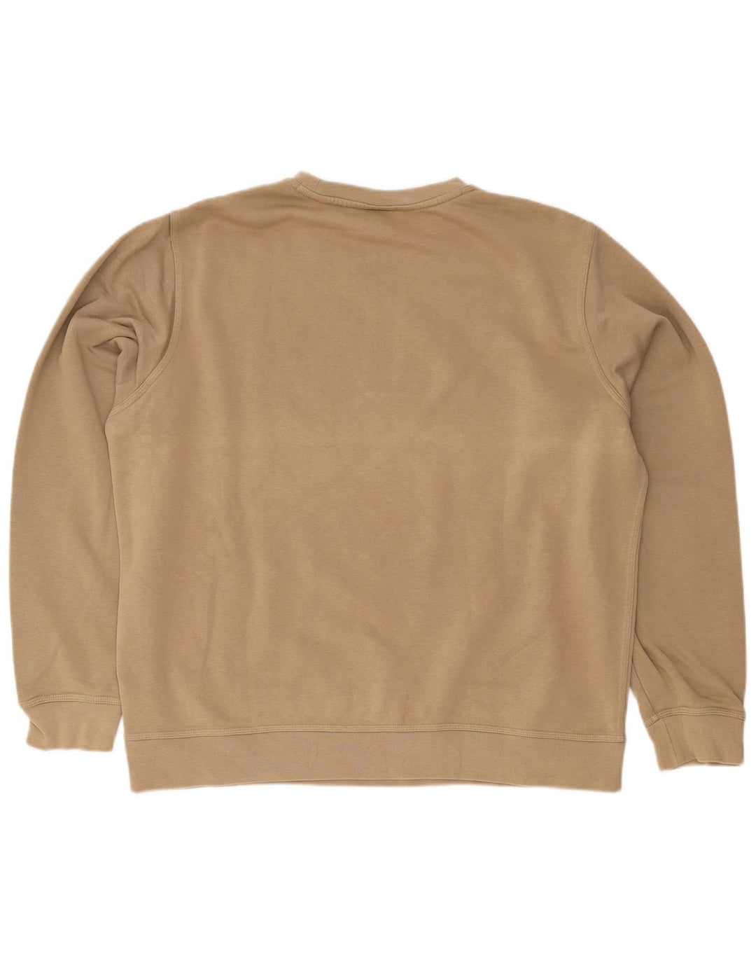 Męska bluza dresowa Nike o regularnym kroju XL, beżowa, bawełniana