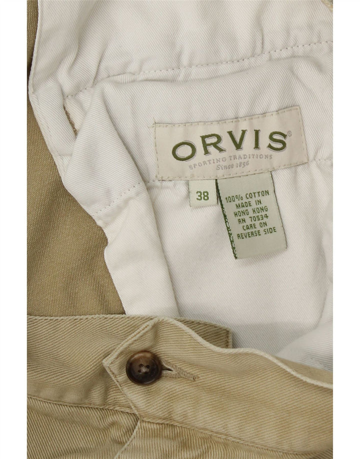 Męskie spodenki cargo Orvis W38 XL, bawełna khaki